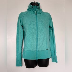 Mondetta Women's Athletic Sweater in a turquoise color. Size S